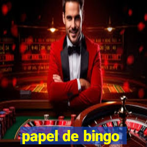 papel de bingo